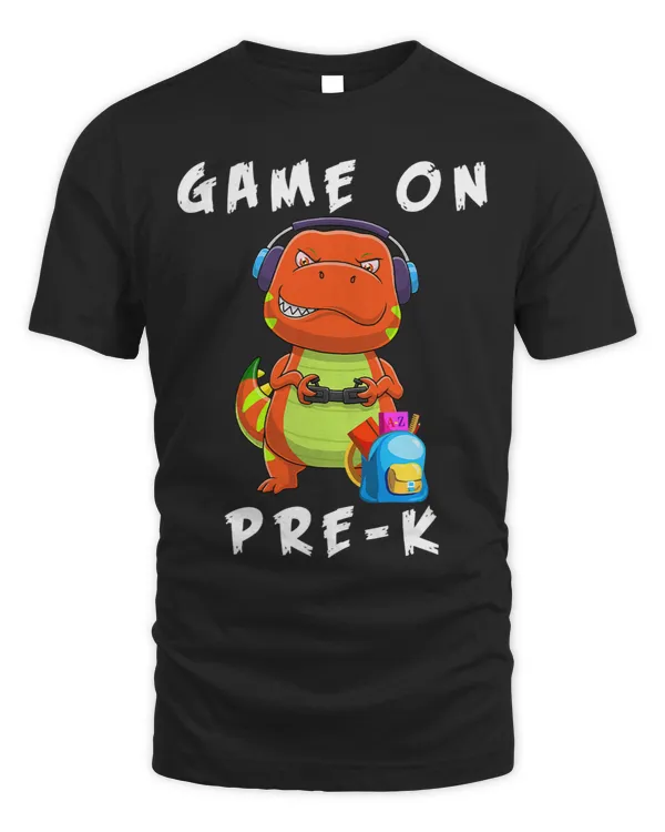 TRex Game on prek preschool gamer tRex back to school