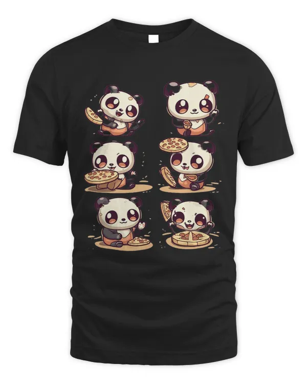 Cute Pepperoni Pizza Panda Bear Calzone Fast Food Teddy 41