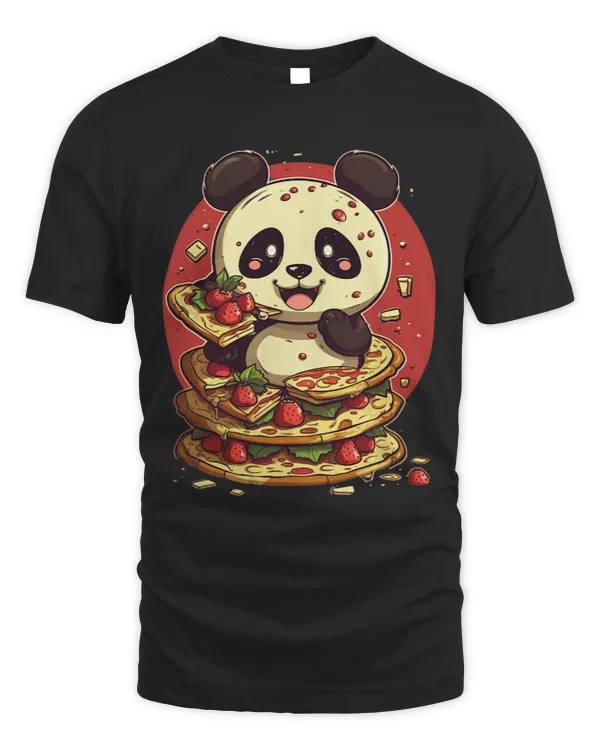 Cute Pepperoni Pizza Panda Bear Calzone Fast Food Teddy 66