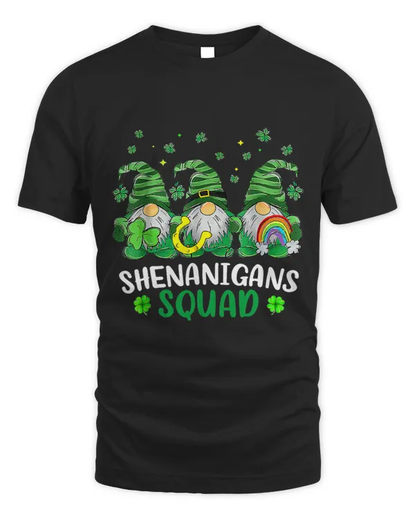 Shenanigans Squad St Patricks Day Gnomes Green Funny