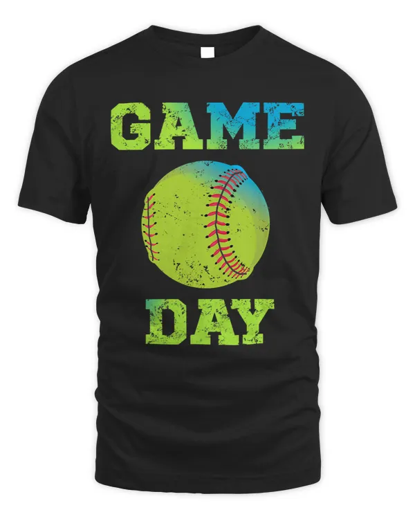 Game Day Softball Funny Bat Ball Player Sports Enthusiast 1