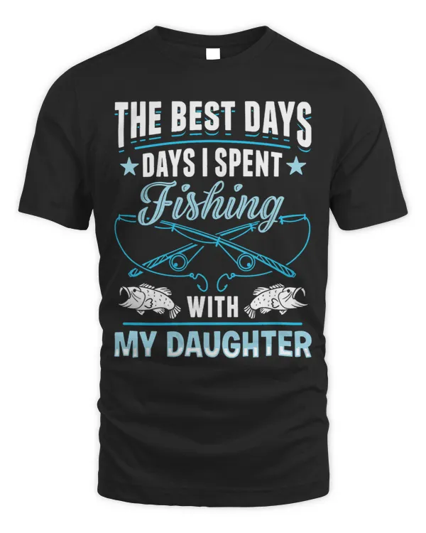 Spent Fishing Daughter Fisher Rod Angler Fisherman Fishing