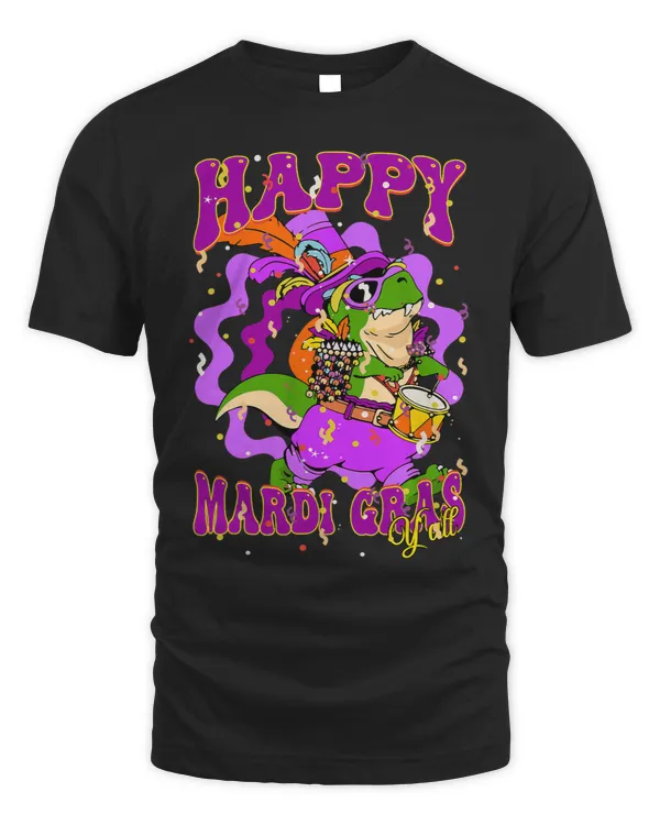 Happy Mardi Gras Y’all Drummer Alligator Costume 2