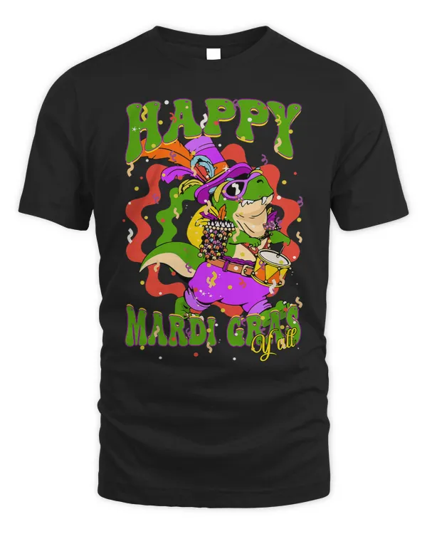 Happy Mardi Gras Y’all Drummer Alligator Costume
