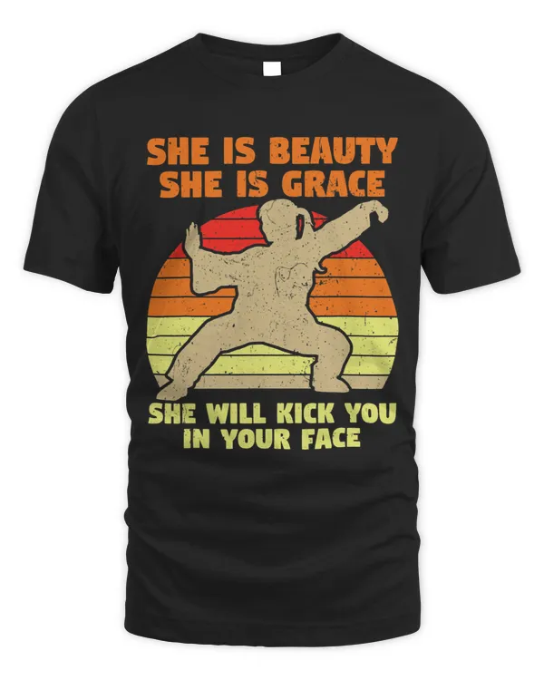 She Is Beauty She Is Grace She Kicks Kung Fu Fighters