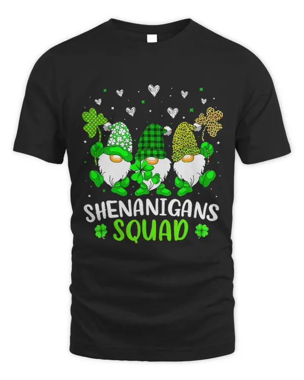 Shenanigans Squad St Patricks Day Gnomes Green Funny 2