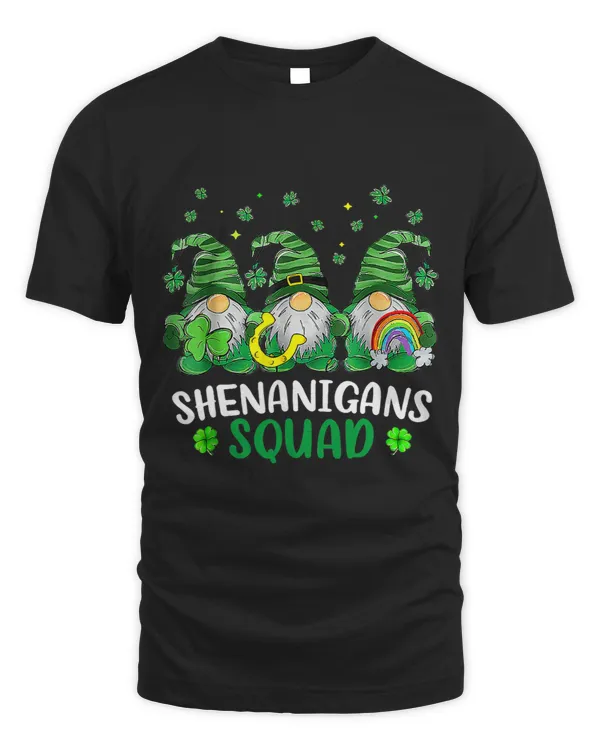 Shenanigans Squad St Patricks Day Gnomes Green Funny