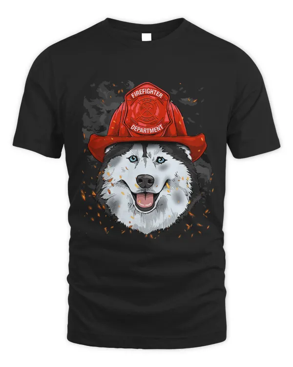Siberian Husky Firefighter Siberian Husky Dog Lover