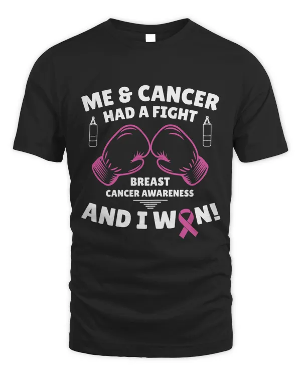 Womens Fighting Breast Cancer Awareness Month Boxing Pink Ribbon
