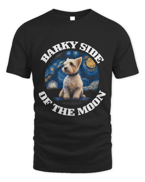 Barky Side of The Moon Van Goghs Starry Night Terrier