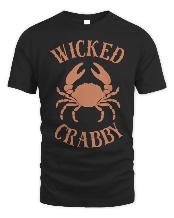 Funny Boston Massachusetts Crab Seafood Wicked Crabby
