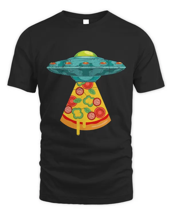 Extraterrestrial Pizza Lover Fast Food UFO Abduction Alien