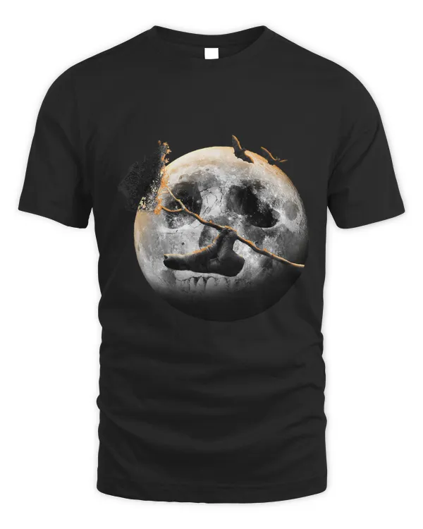 Halloween Skeleton Moon With Sloth