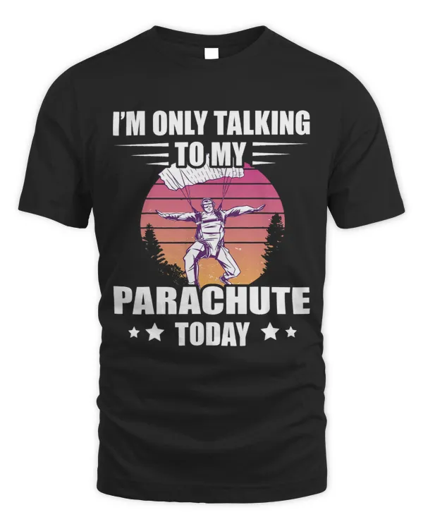 Skydiving Im Only Talking Sunset Paragliding Parachute