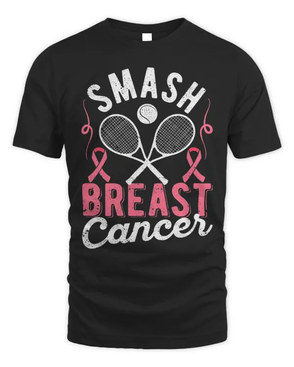 Smash Breast Cancer Awareness Tennis Player Racket Ball 2