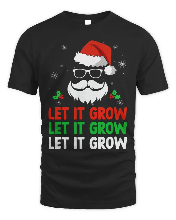 Ugly Christmas Sweater Funny Beards Santa Gift