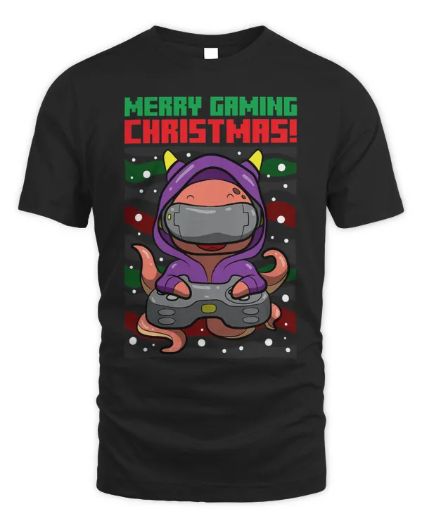 Funny Christmas Video Gaming Cute Octopus Gamer