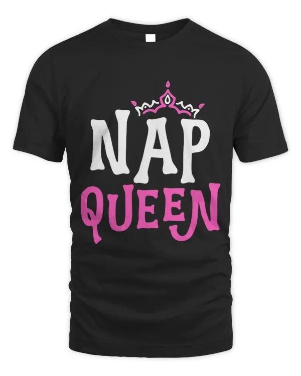Womens Nap Queen Sleeping Tired Beauty Sleepless