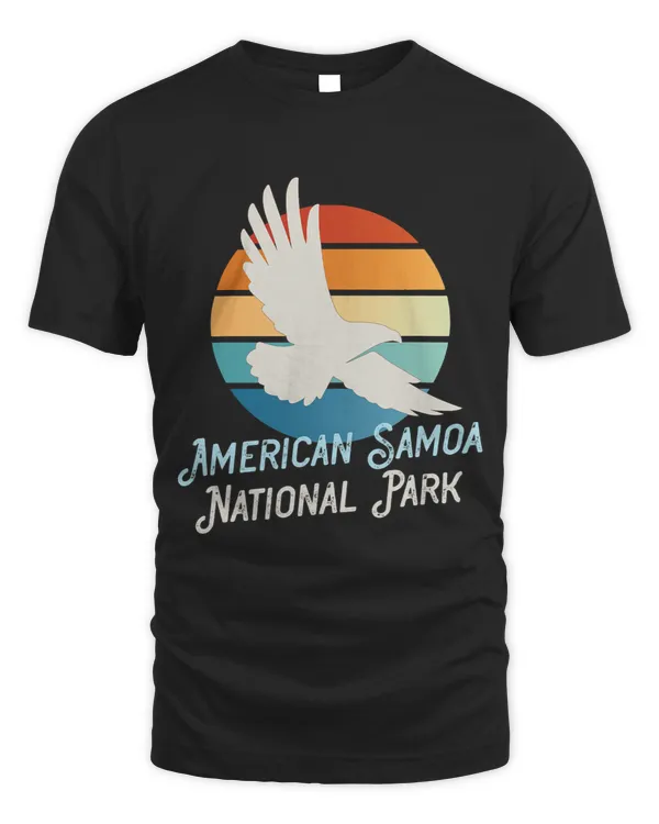 American Samoa National Park Souvenir 2Distressed Retro Sun