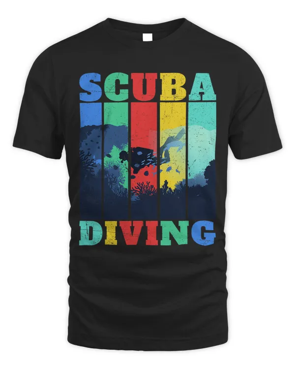 Vintage Retro Scuba Diving