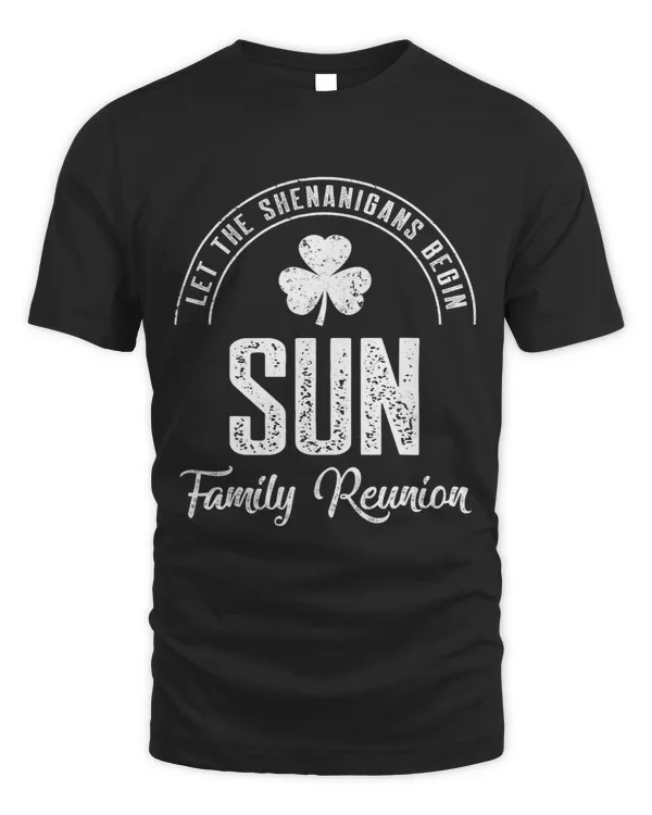 Family Surname Sun Funny Reunion Last Name Tag6310