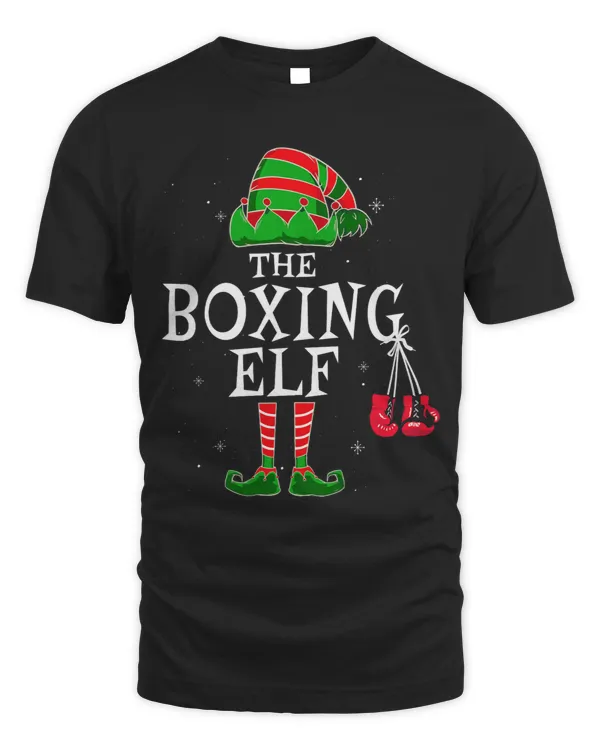 The Boxing Elf Group Matching Family Christmas Boxer Funny