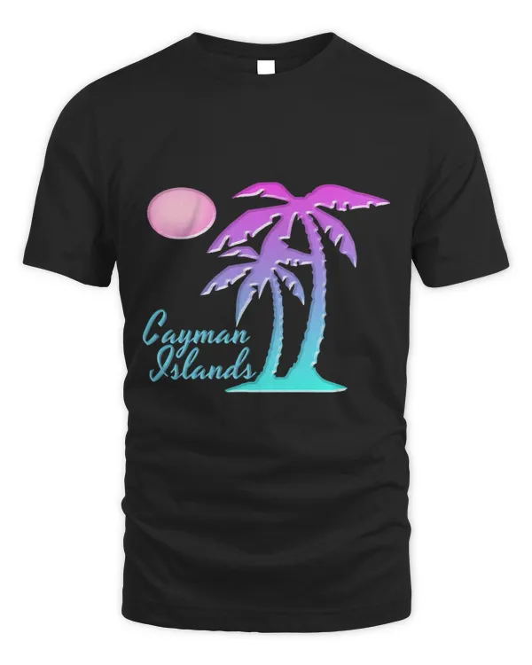 CAYMAN ISLANDS Souvenir Gift Sun Palm Trees