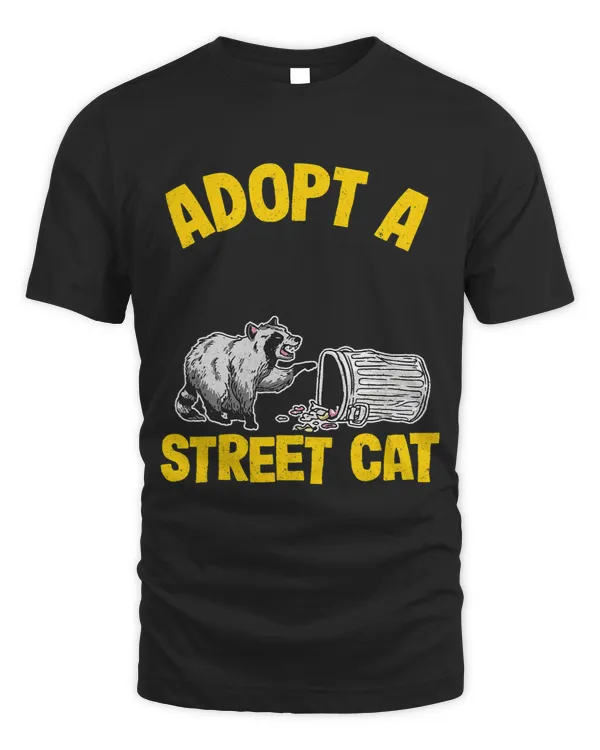 Adopt A Street Cat Funny Raccoon