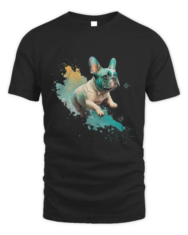 French Bulldog Cute Flying Dog Butterfly Love Nature 1