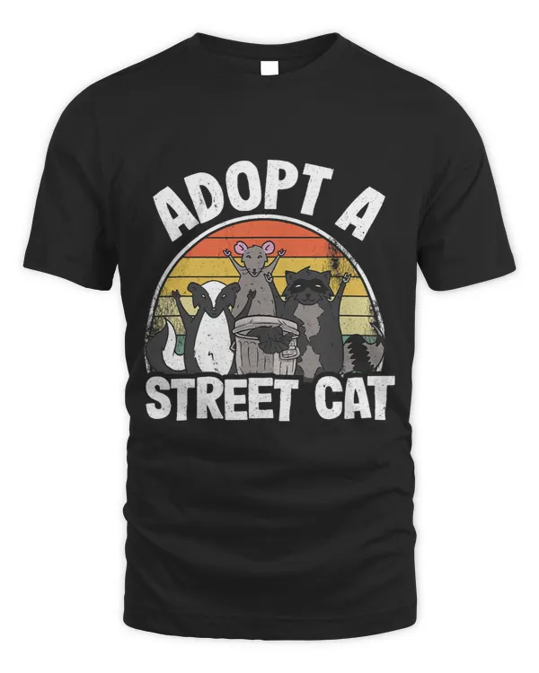 Adopt A Street Cat Trash Can Gang Skunk Rat Raccoon 1