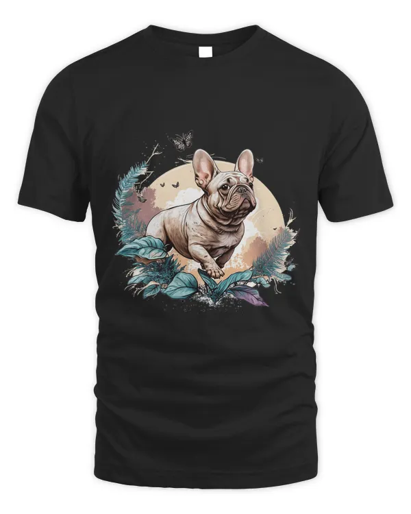 French Bulldog Cute Flying Dog Butterfly Love Nature 5