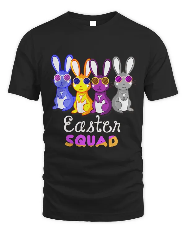 Funny Easter Egg Hunt Bunny Squad Rabbit