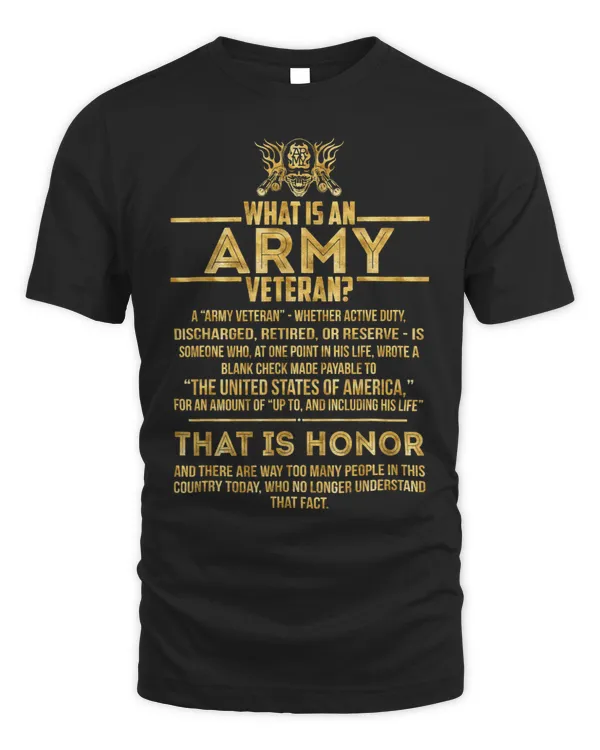 What is an Army Veteran 2Gold Foil Effect