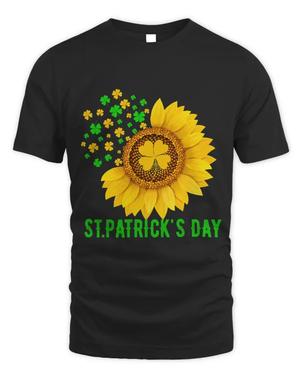 St Patricks Day Irish Sunflower Lucky Shamrock Kid Men Women