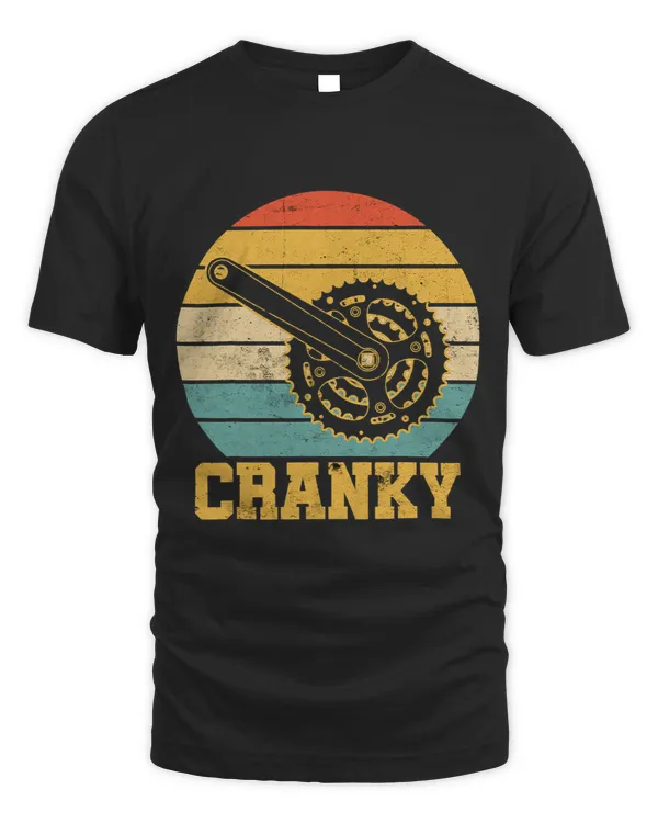 Cranky Vintage Sun funny Bicycle Lovers Cycling Cranky 1