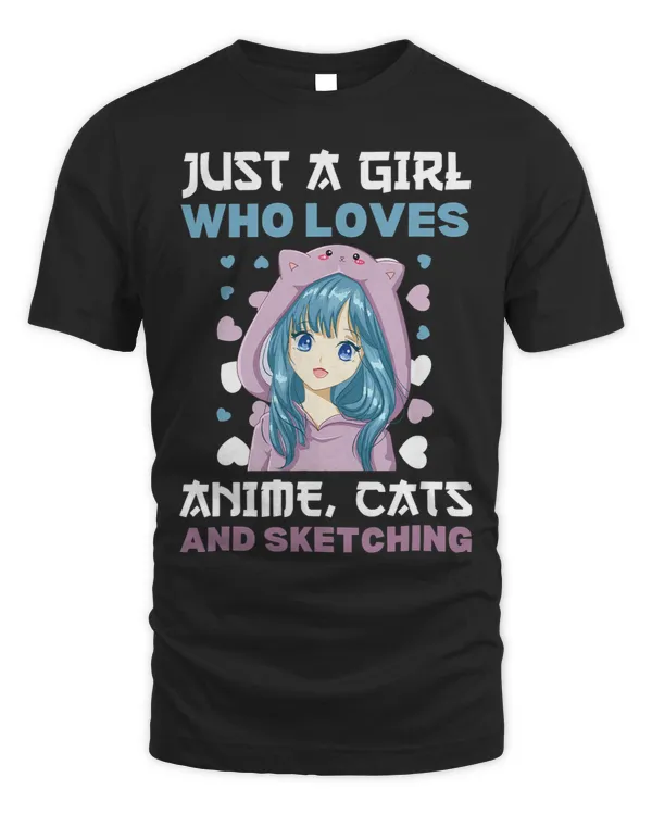 Anime Girls Just A Girl Who Loves Anime Cats and Sketching 21