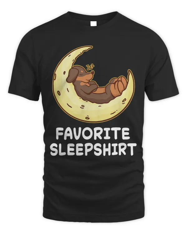 Dog Dachshund Dogs Nap Sleeping Sleep Pajama Moon Nightgown