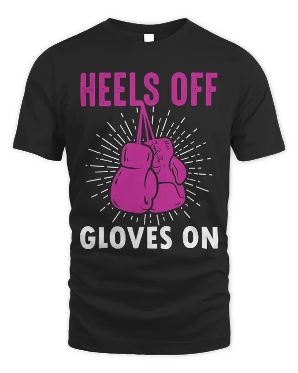 Womens Heels Off Gloves On Boxing Kickboxing