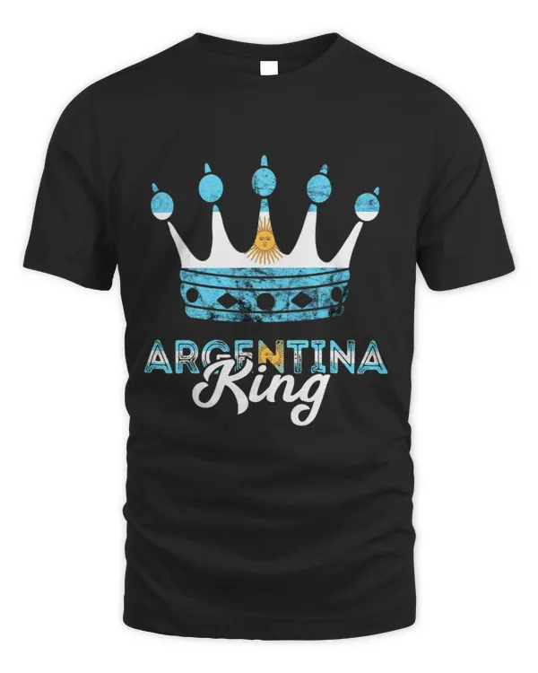 Argentina King Vintage Crown Sun Of May Argentinian Flag