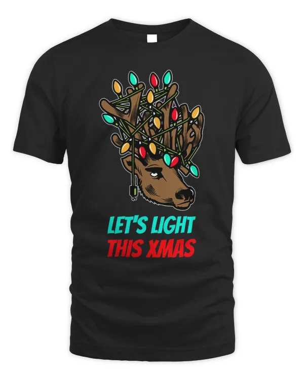 Christmas reindeer light up this XMAS