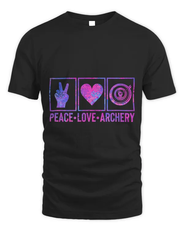 Target Lover Bow Hunters Archers Lovers Peace Love Archery