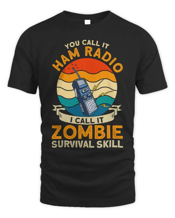 Ham Radio Zombie Survival Skill Vintage Amateur Radio
