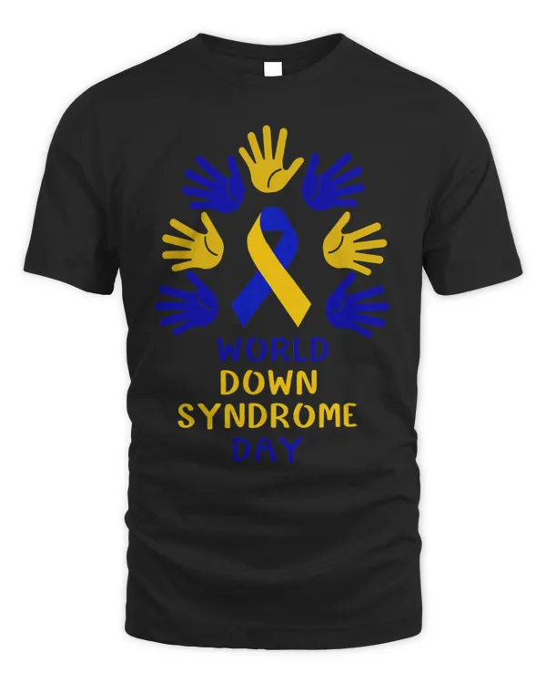 World Down Syndrome Day Awareness Sunflower Ribbon Kids