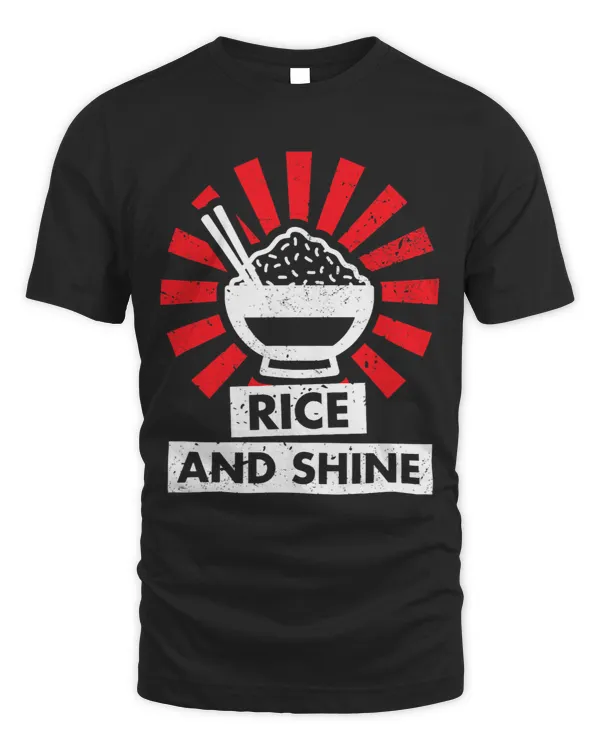 Clever Pun RiceAndShine Sun Asian Foodie