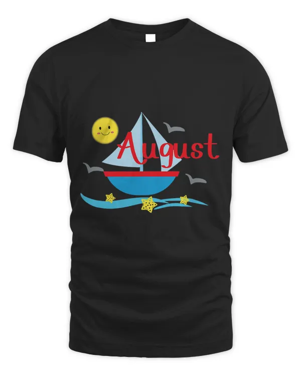 August Sailboat Summer Vacation Sun