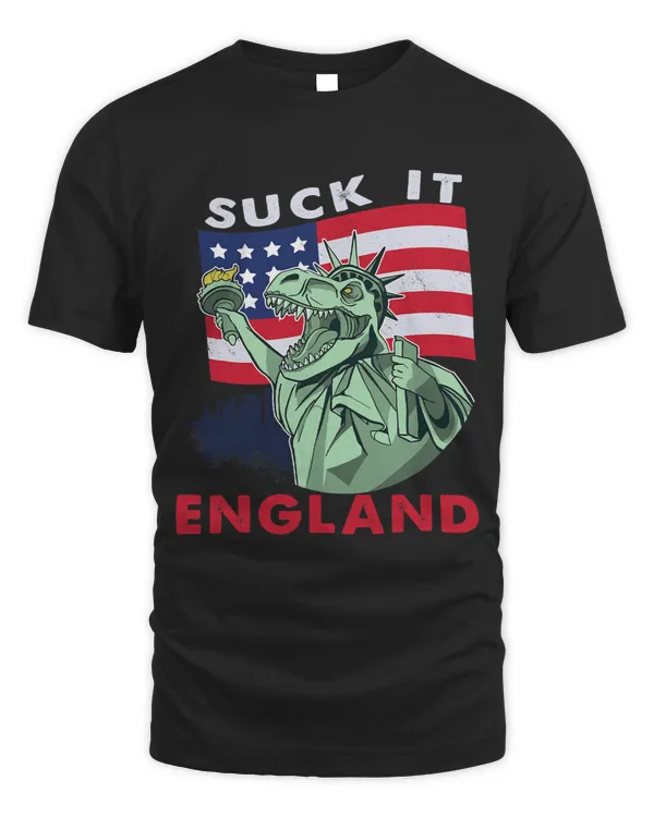 Suck it England Funny 4th of July TRex 1