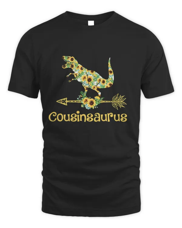 Sunflower Cousinsaurus T Rex Dinosaur Fathers Day