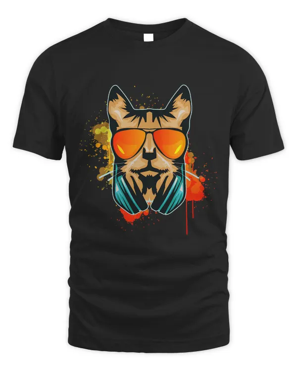 Cool Cat With Sunglasses Summer Sun Pet Lover