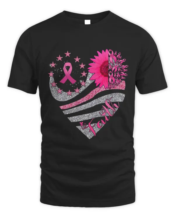 Breast Cancer Awareness Sun flower faith bling bling22