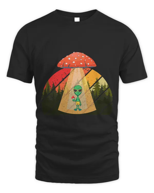 Fungus Magic Psilocybin Mushrooms Alien UFO Hippie Lovers